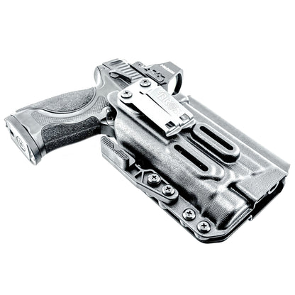 Smith & Wesson M&P M2.0 Metal HD and Streamlight TLR-1 HL-X Inside Waistband IWB holster with adjustable retention and optic compatibility.