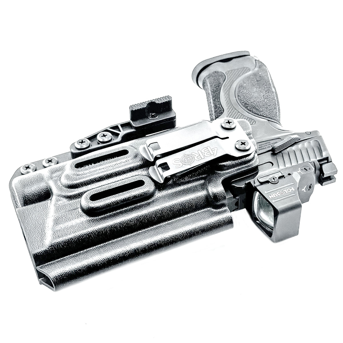 Smith & Wesson M&P M2.0 Metal HD and Streamlight TLR-1 HL-X Inside Waistband IWB holster with adjustable retention and optic compatibility.