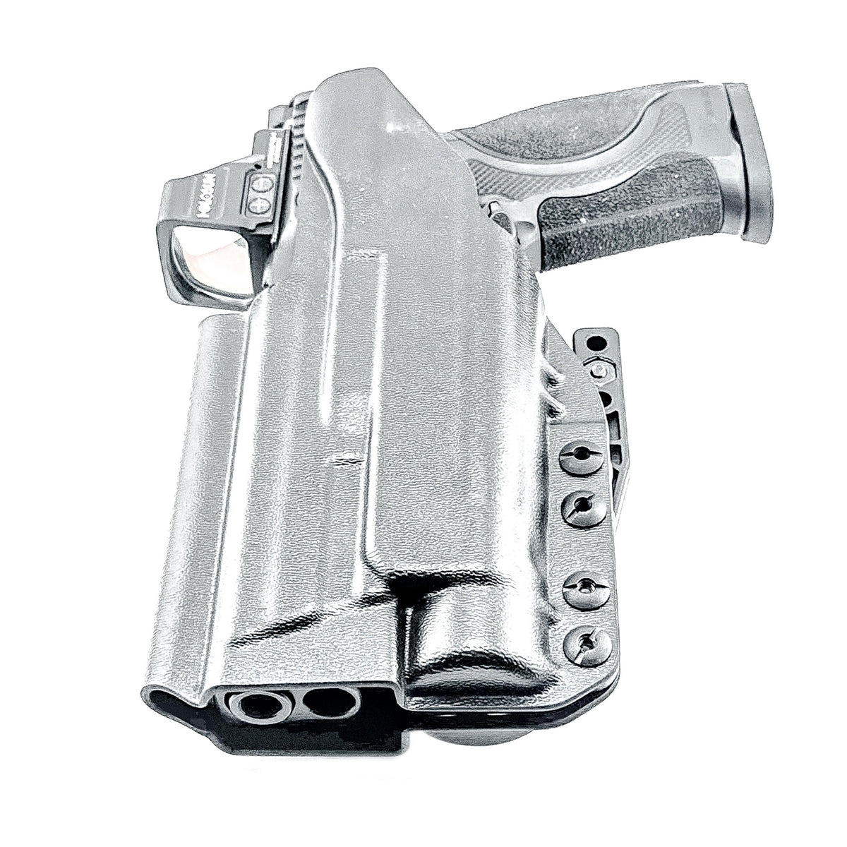 Smith & Wesson M&P M2.0 Metal HD and Streamlight TLR-1 HL-X Inside Waistband IWB holster with adjustable retention and optic compatibility.