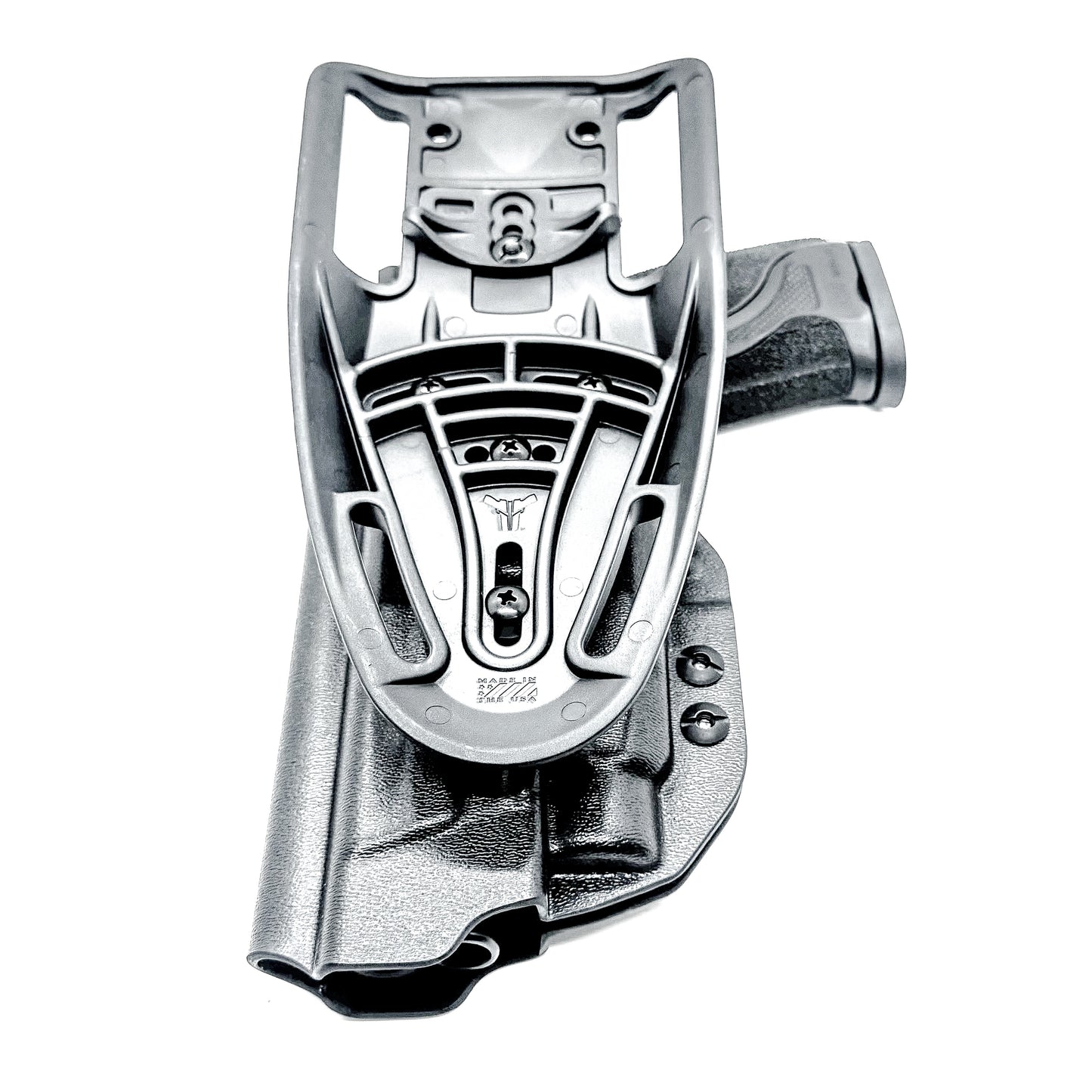 OWB Outside Waistband light duty & competition holster for the Smith & Wesson M&P M2.0 Metal HD with TLR-7 A, X, or HL-X in Black with Duty Drop Attachment.