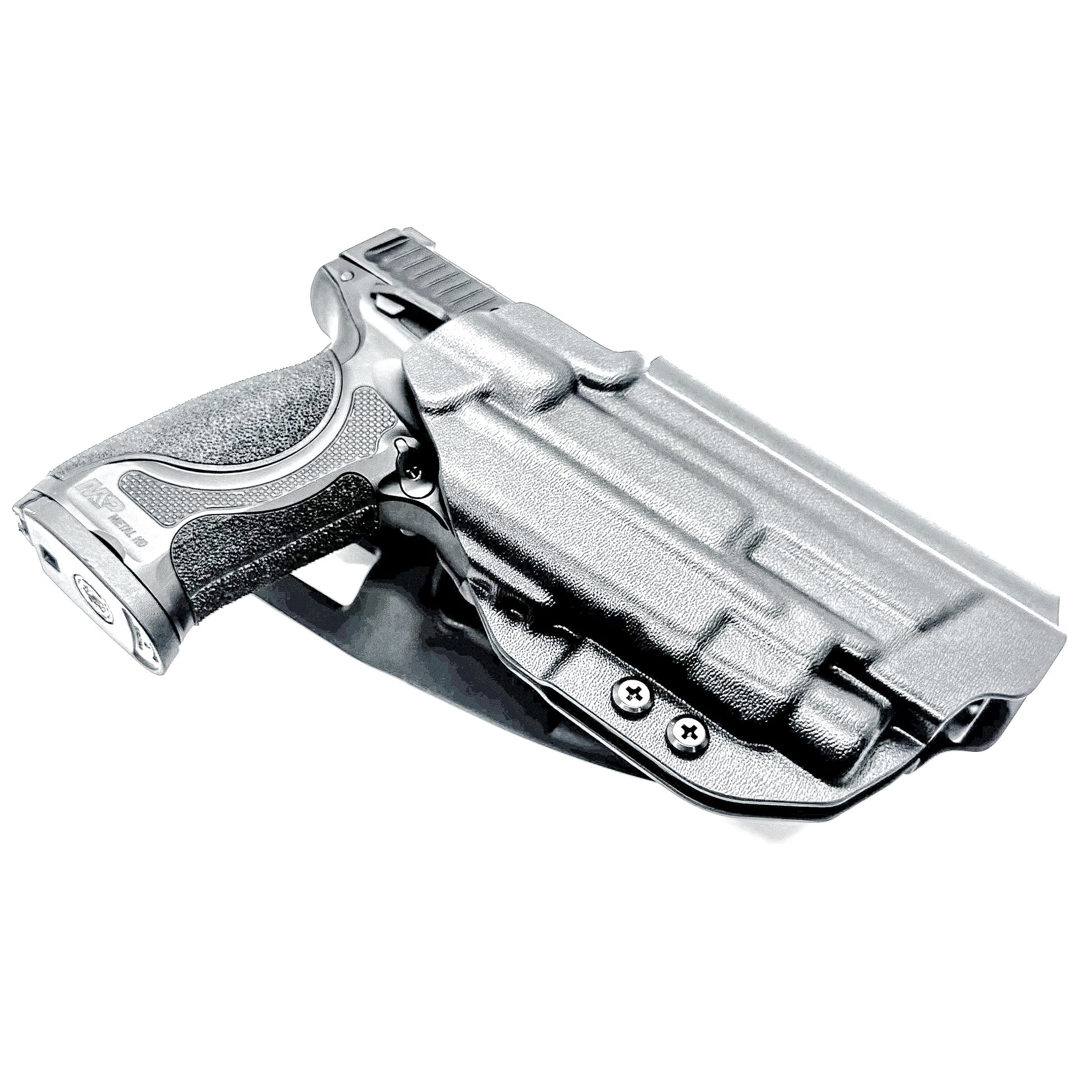OWB Outside Waistband light duty & competition holster for the Smith & Wesson M&P M2.0 Metal HD with TLR-7 A, X, or HL-X in Black with Duty Drop Attachment.