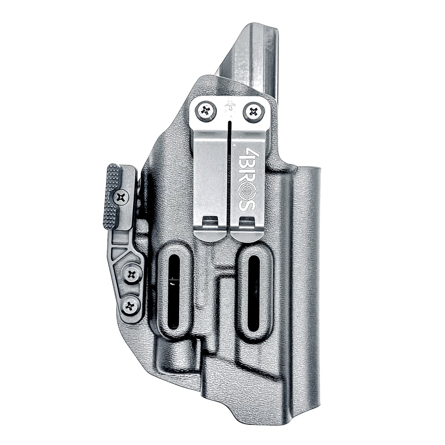 IWB Inside Waistband holster for the Smith & Wesson M&P M2.0 Metal HD with Streamlight TLR-7 A, X or HL-X in black with a DCC Monoblock and a ModWing.