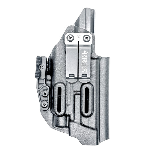 IWB Inside Waistband holster for the Smith & Wesson M&P M2.0 Metal HD with Streamlight TLR-7 A, X or HL-X in black with a DCC Monoblock and a ModWing.