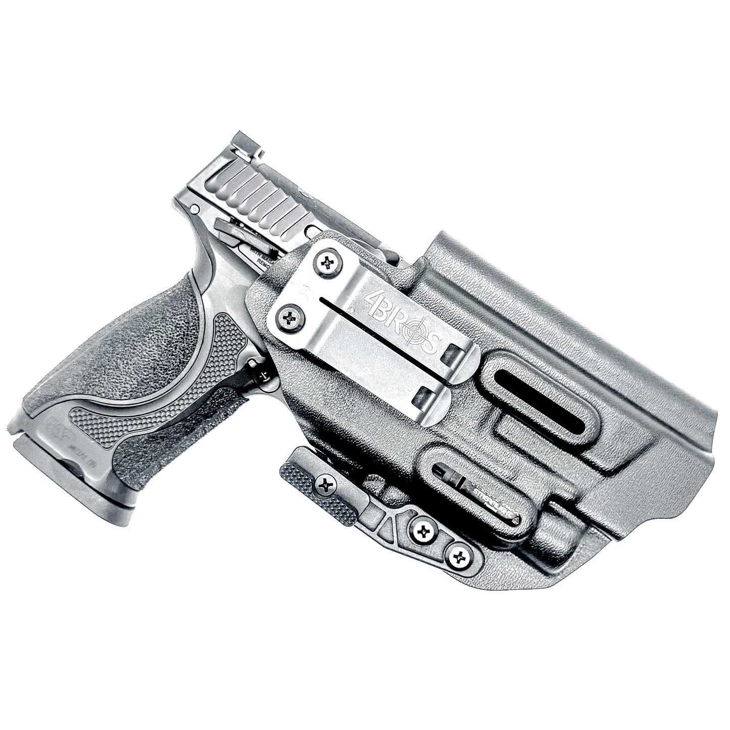 IWB Inside Waistband holster for the Smith & Wesson M&P M2.0 Metal HD with Streamlight TLR-7 A, X or HL-X in black with a DCC Monoblock and a ModWing.