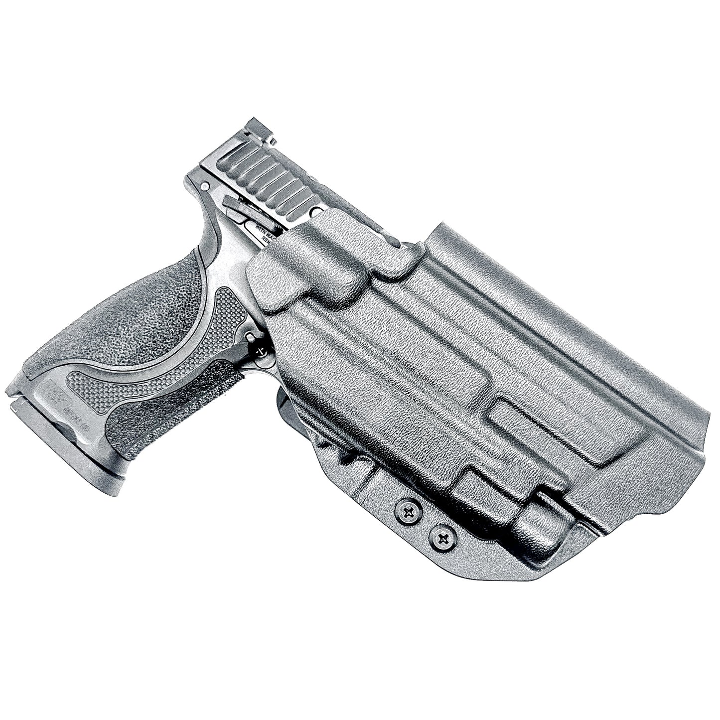 Black OWB Outside Waistband holster for the Smith & Wesson M&P M2.0 Metal HD with Streamlight TLR-7 A, X, or HL-X with a 4BROS 1.5" Belt Slide.