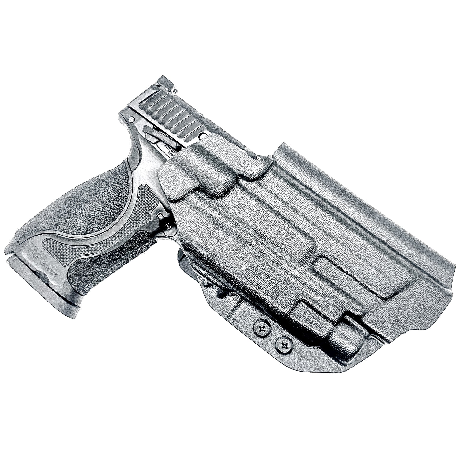 Black OWB Outside Waistband holster for the Smith & Wesson M&P M2.0 Metal HD with Streamlight TLR-7 A, X, or HL-X with a 4BROS 1.5" Belt Slide.