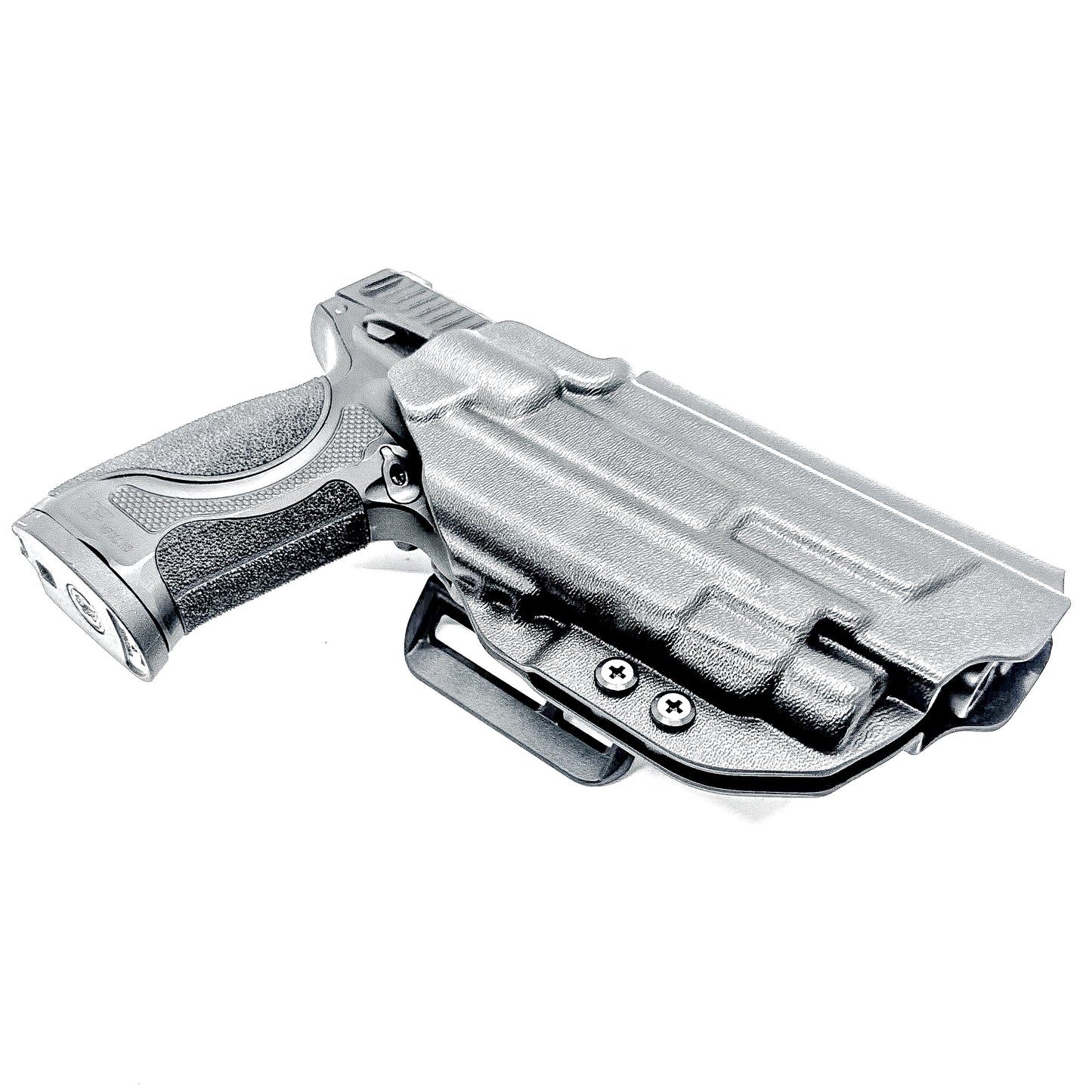 Black OWB Outside Waistband holster for the Smith & Wesson M&P M2.0 Metal HD with Streamlight TLR-7 A, X, or HL-X with a 4BROS 1.5" Belt Slide.