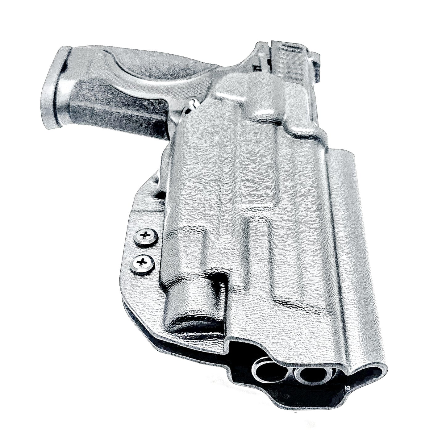Black OWB Outside Waistband holster for the Smith & Wesson M&P M2.0 Metal HD with Streamlight TLR-7 A, X, or HL-X with a 4BROS 1.5" Belt Slide.