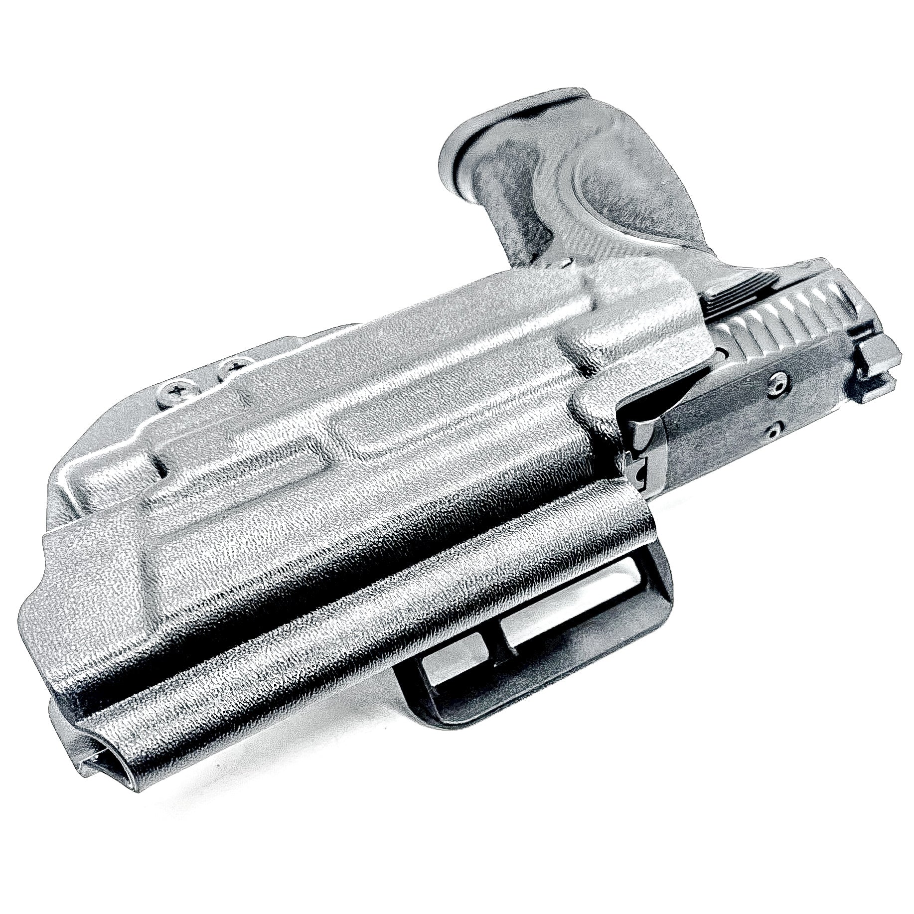 Black OWB Outside Waistband holster for the Smith & Wesson M&P M2.0 Metal HD with Streamlight TLR-7 A, X, or HL-X with a 4BROS 1.5" Belt Slide.