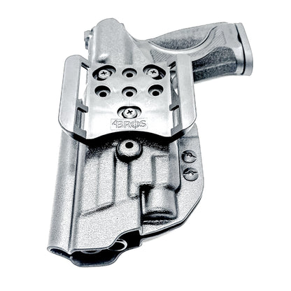 Black OWB Outside Waistband holster for the Smith & Wesson M&P M2.0 Metal HD with Streamlight TLR-7 A, X, or HL-X with a 4BROS 1.5" Belt Slide.