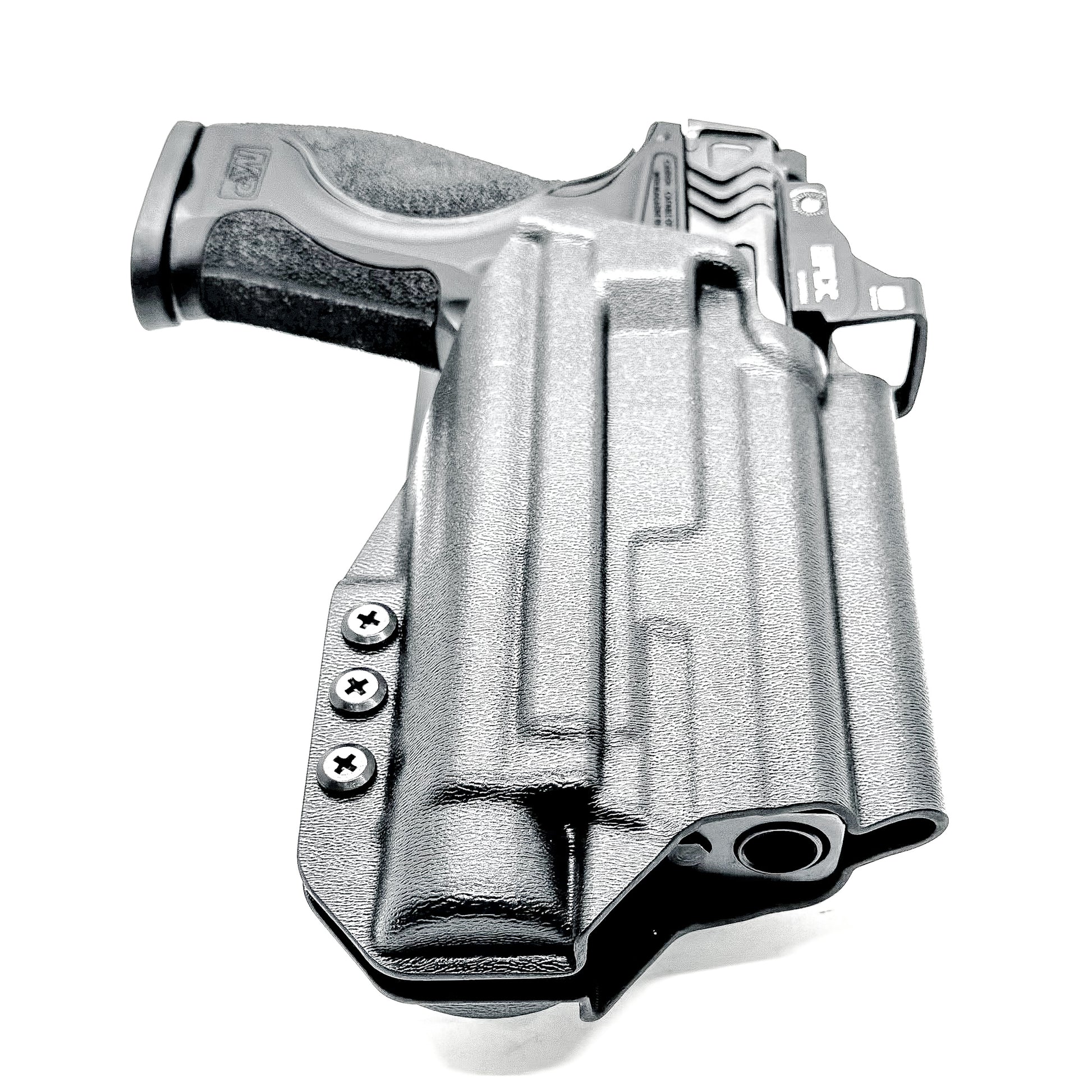 OWB duty and competition Kydex holster for the Smith & Wesson M2.0 4.25" Metal 9mm with the Streamlight TLR-1 HL-X.