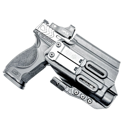 Inside Waistband IWB for the Smith & Wesson Metal 9mm 4" pistol with the Streamlight TLR-1 HL-X Kydex Holster from Four Brothers 4BROS Holsters.