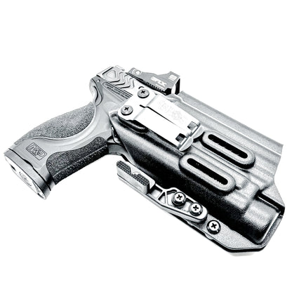 Inside Waistband IWB for the Smith & Wesson Metal 9mm 4" pistol with the Streamlight TLR-1 HL-X Kydex Holster from Four Brothers 4BROS Holsters.