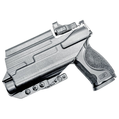 Inside Waistband IWB for the Smith & Wesson Metal 9mm 4" pistol with the Streamlight TLR-1 HL-X Kydex Holster from Four Brothers 4BROS Holsters.