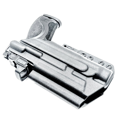 Inside Waistband IWB for the Smith & Wesson Metal 9mm 4.25" pistol with the Streamlight TLR-1 HL Kydex Holster in black with DCC Monoblock and a modwing.