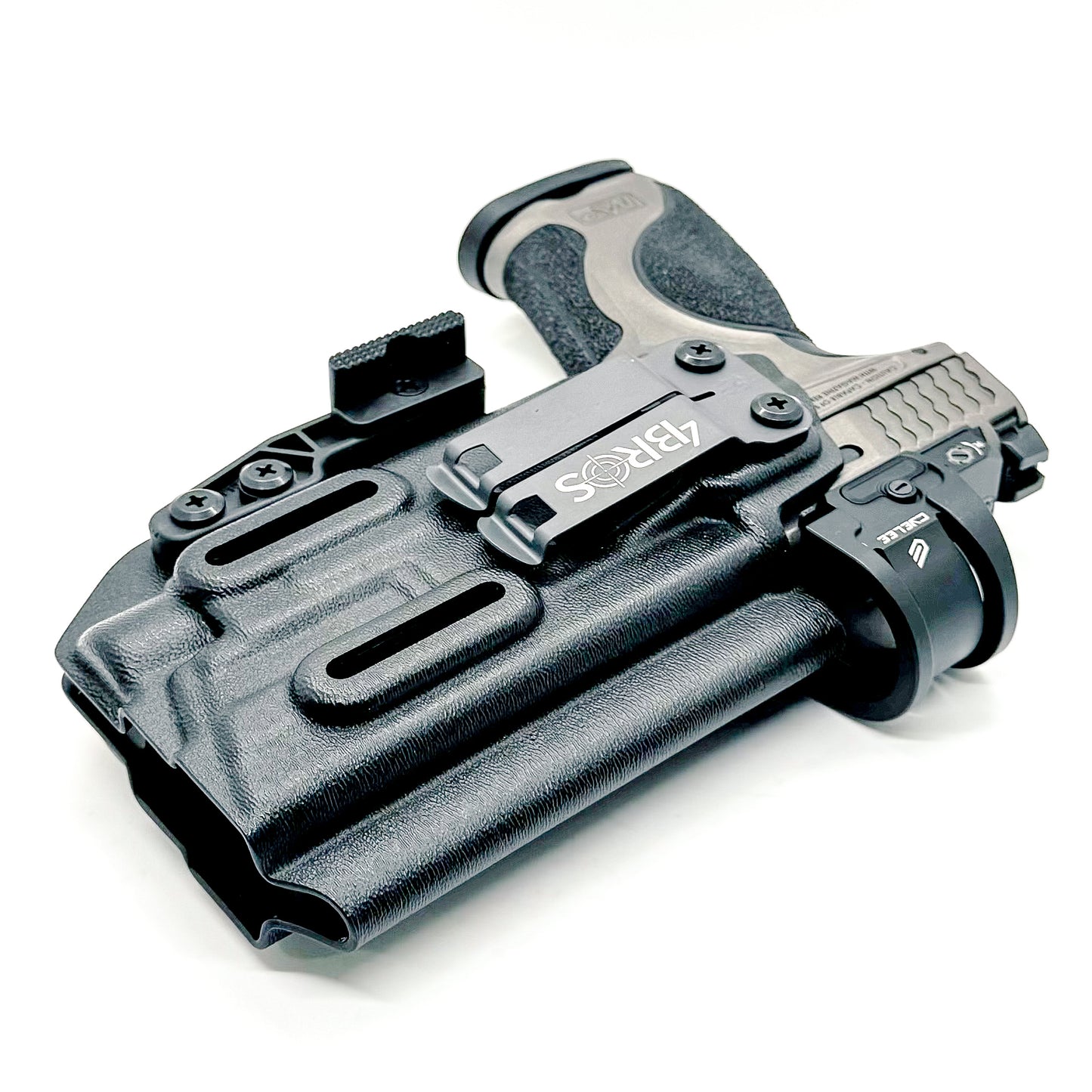 For the best Inside Waistband IWB AIWB Holster for the Smith & Wesson M&P Metal 9mm 4" pistol & Streamlight TLR-7X, A or HL-X, shop Four Brothers Holsters. 