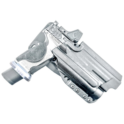 Duty & competition holster for Smith & Wesson SPEC Series M&P 9 Metal M2.0 with TLR-1 HL-X. Rigid, reliable, and performance-built. Made in the USA.