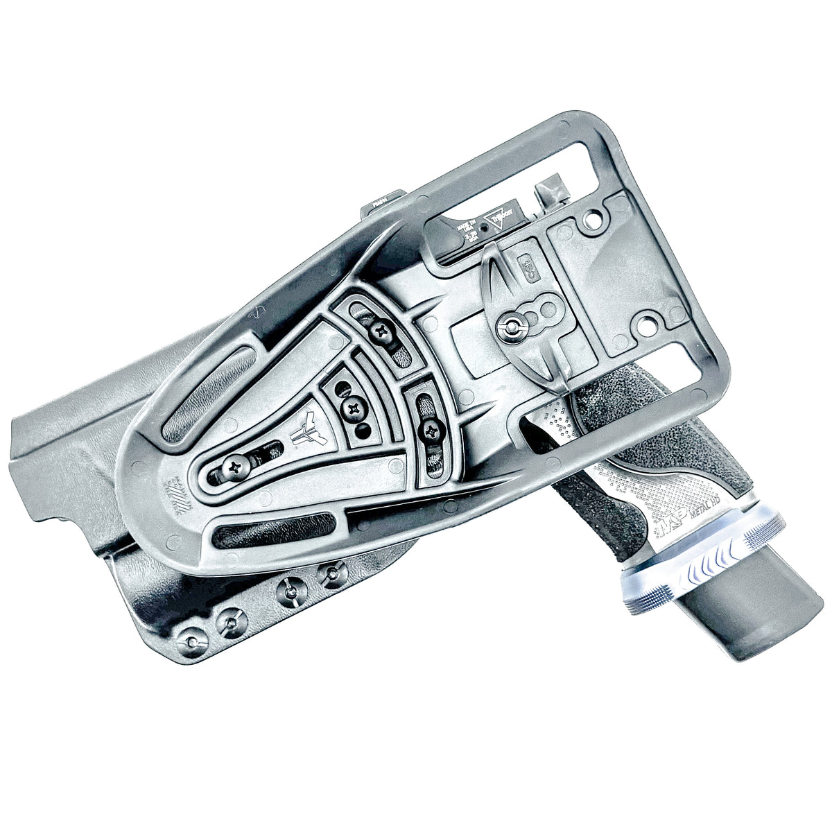 Duty & competition holster for Smith & Wesson SPEC Series M&P 9 Metal M2.0 with TLR-1 HL-X. Rigid, reliable, and performance-built. Made in the USA.