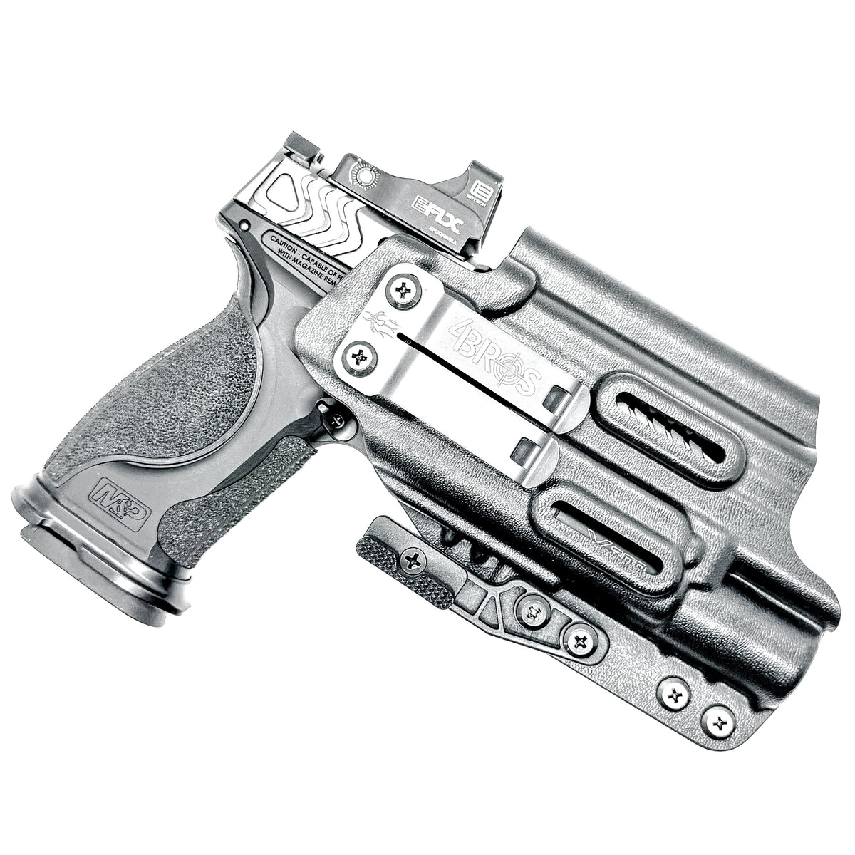 IWB (Inside Waistband) Holster for the Smith & Wesson M&P M2.0 Metal 4.25", M&P Metal Carry Comp, and M&P M2.0 Metal Compact Spec Series VI & Surefire X300U (A&B)