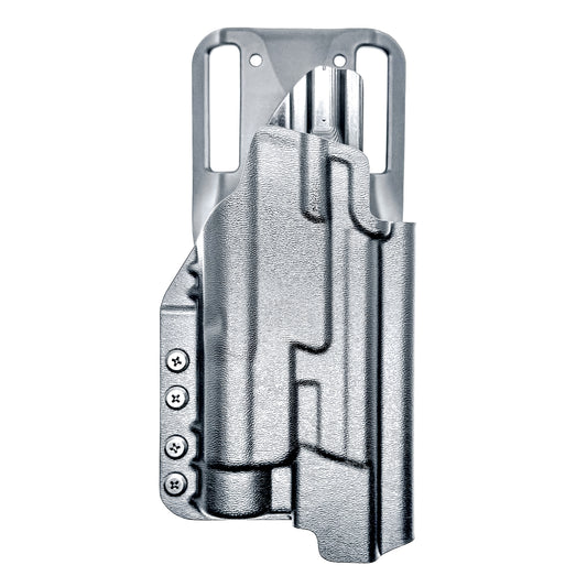 Outside Waistband light duty and competition holster for Smith & Wesson SPEC Series M&P 9 Metal M2.0 with Streamlight TLR-1 HL. Made in USA.