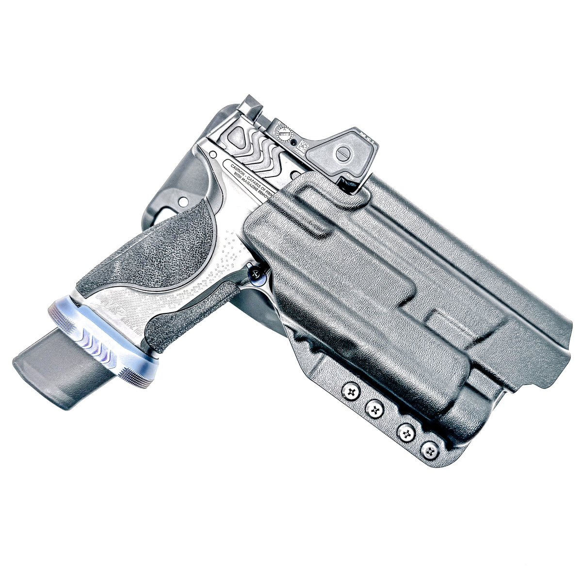 Outside Waistband light duty and competition holster for Smith & Wesson SPEC Series M&P 9 Metal M2.0 with Streamlight TLR-1 HL. Made in USA.