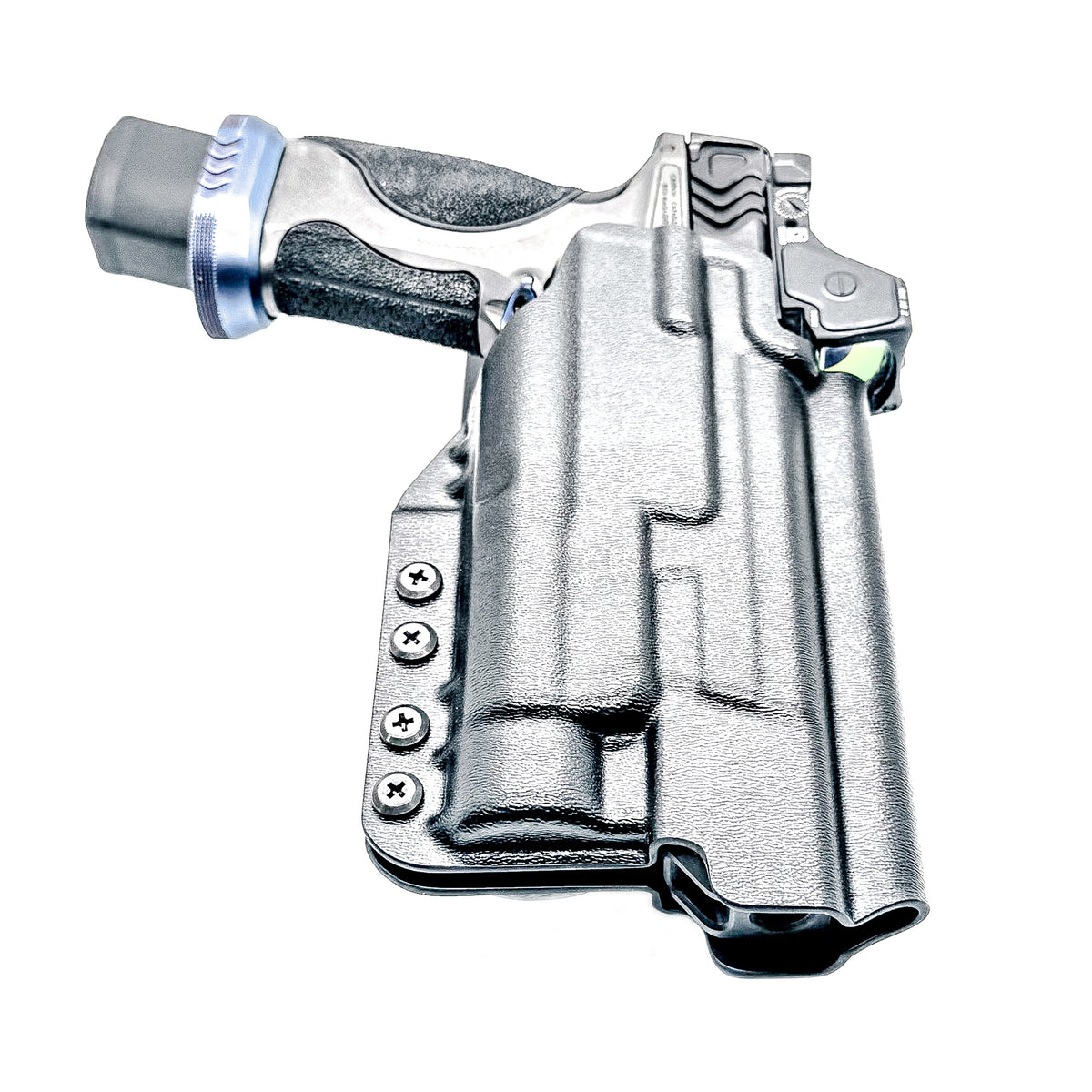 Outside Waistband light duty and competition holster for Smith & Wesson SPEC Series M&P 9 Metal M2.0 with Streamlight TLR-1 HL. Made in USA.