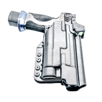 Outside Waistband light duty and competition holster for Smith & Wesson SPEC Series M&P 9 Metal M2.0 with Streamlight TLR-1 HL. Made in USA.