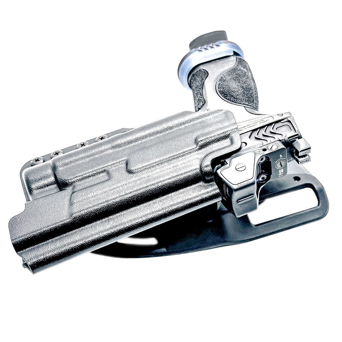 Outside Waistband light duty and competition holster for Smith & Wesson SPEC Series M&P 9 Metal M2.0 with Streamlight TLR-1 HL. Made in USA.