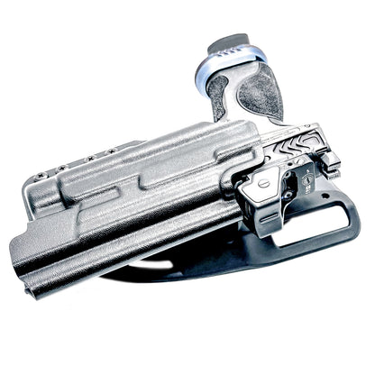 Outside Waistband light duty and competition holster for Smith & Wesson SPEC Series M&P 9 Metal M2.0 with Streamlight TLR-1 HL. Made in USA.