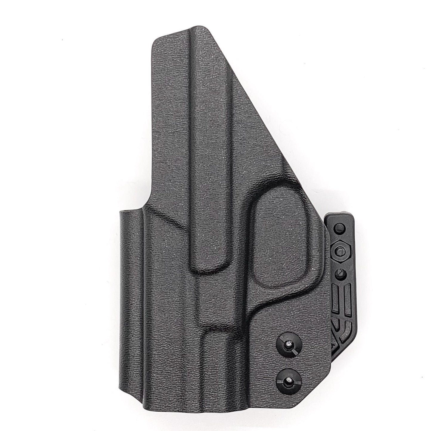 For the best, Inside Waistband IWB AIWB Kydex Holster designed to fit the Smith and Wesson S&W Shield Plus handgun, shop Four Brothers 4BROS Holsters.  