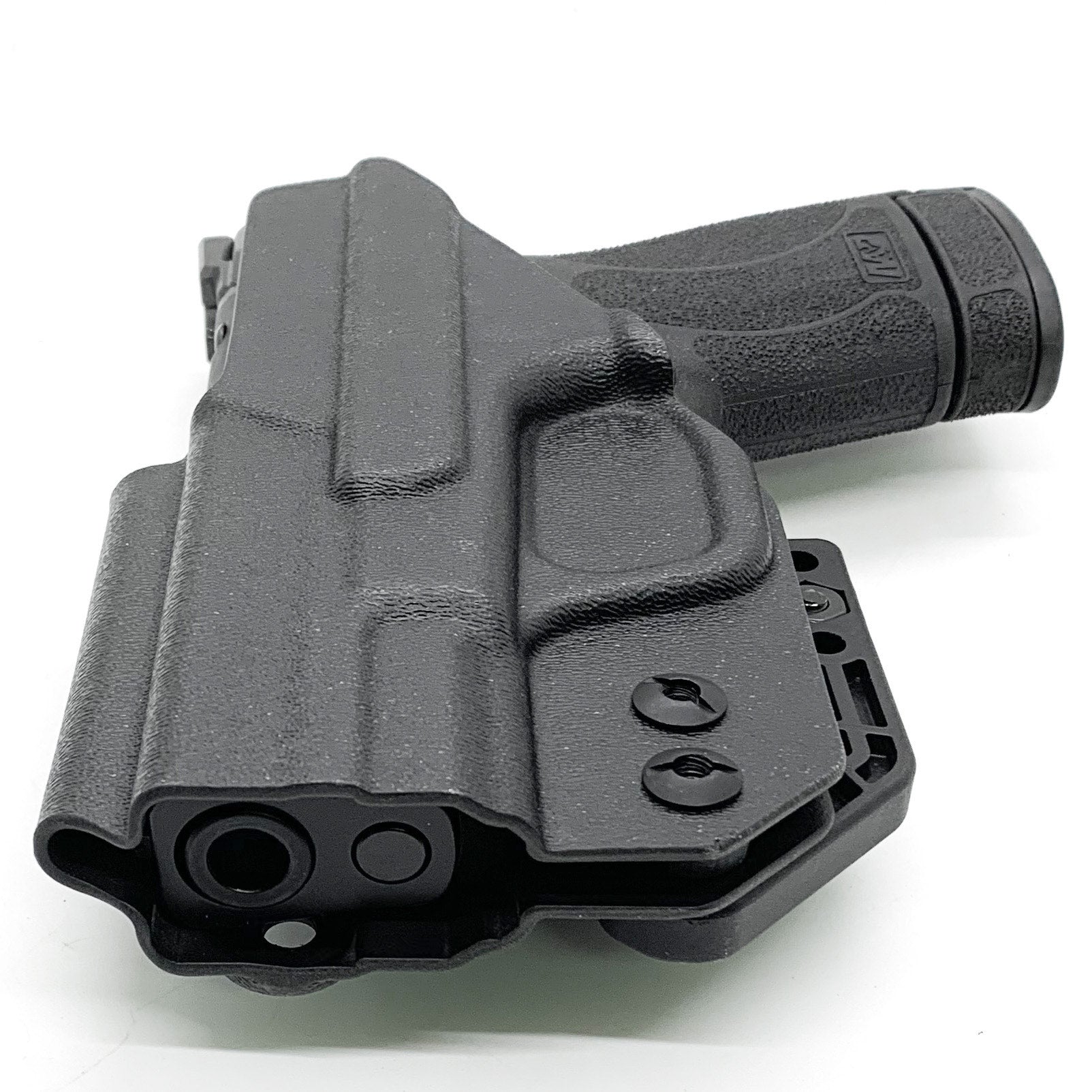 For the best, Inside Waistband IWB AIWB Kydex Holster designed to fit the Smith and Wesson S&W Shield Plus handgun, shop Four Brothers 4BROS Holsters.  