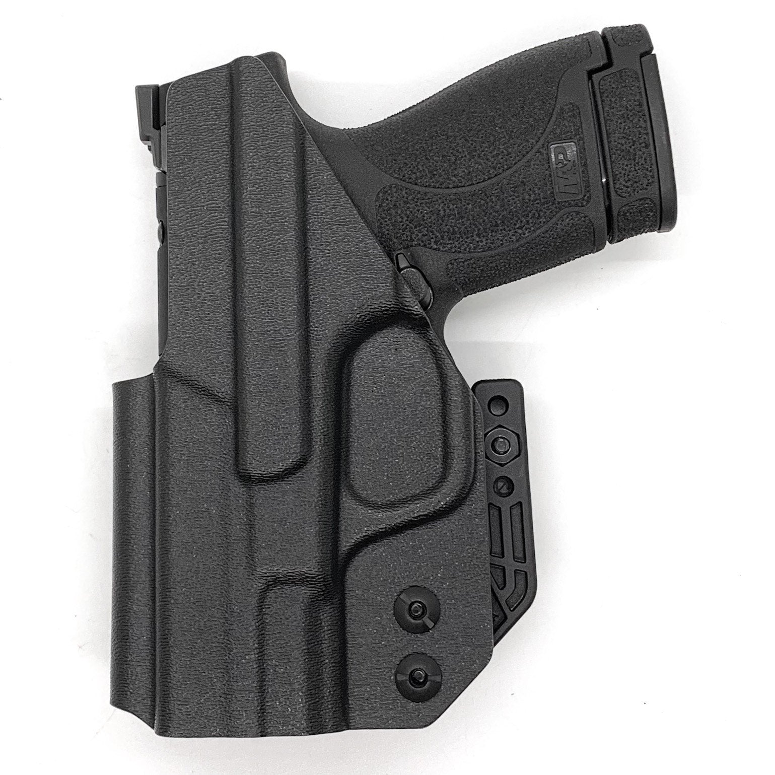 For the best, Inside Waistband IWB AIWB Kydex Holster designed to fit the Smith and Wesson S&W Shield Plus handgun, shop Four Brothers 4BROS Holsters.  