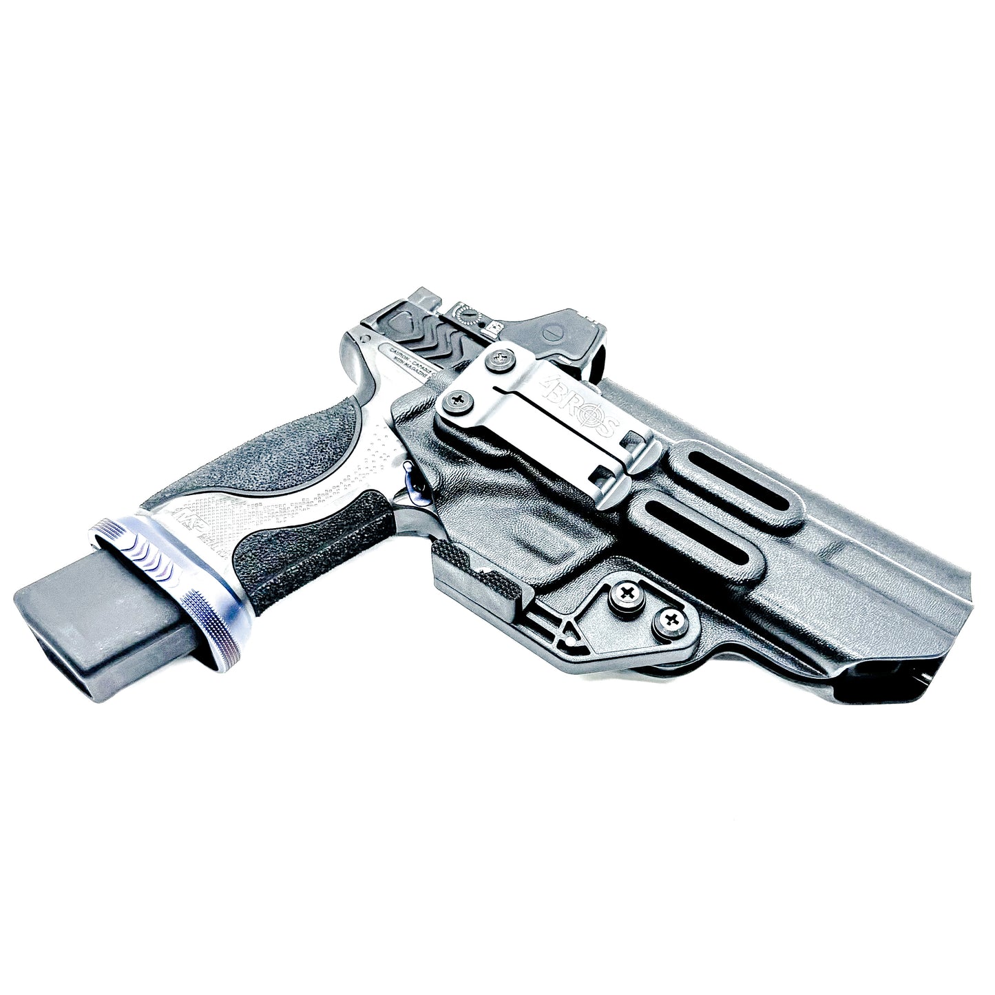 Smith & Wesson SPEC Series M&P 9 Metal M2.0 Inside Waistband Holster in black with Monoblock and Modwing