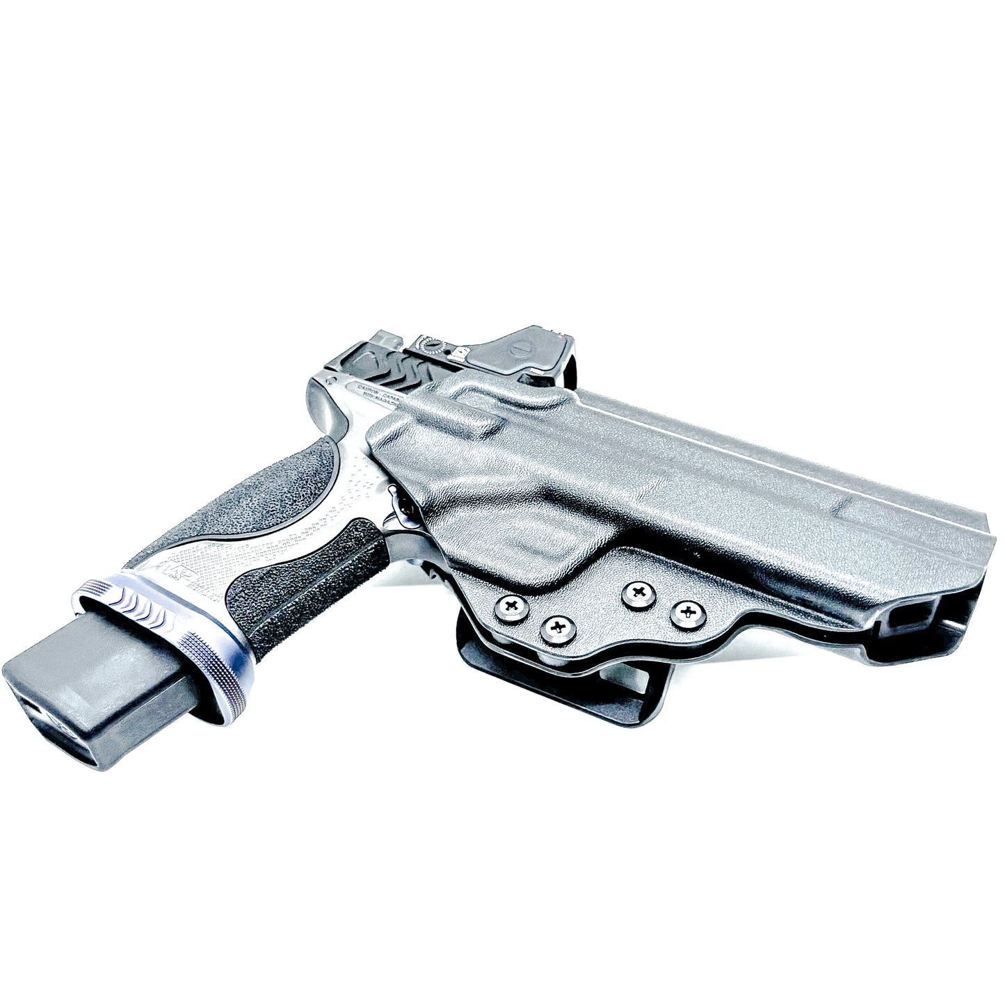 Smith & Wesson SPEC Series M&P 9 Metal M2.0 Outside Waistband Holster in Black with 4BROS Belt Slide