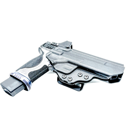 Smith & Wesson SPEC Series M&P 9 Metal M2.0 Outside Waistband Holster in Black with 4BROS Belt Slide