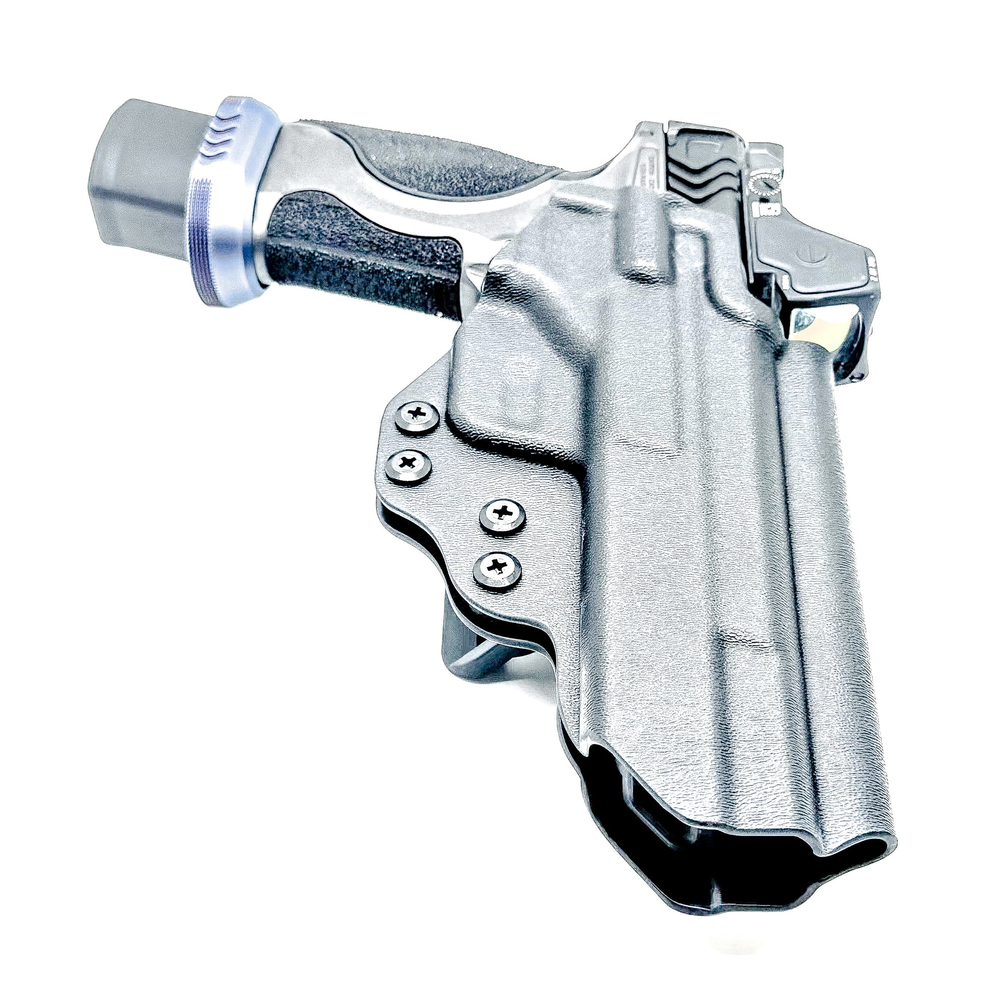 Smith & Wesson SPEC Series M&P 9 Metal M2.0 Outside Waistband Holster in Black with 4BROS Belt Slide