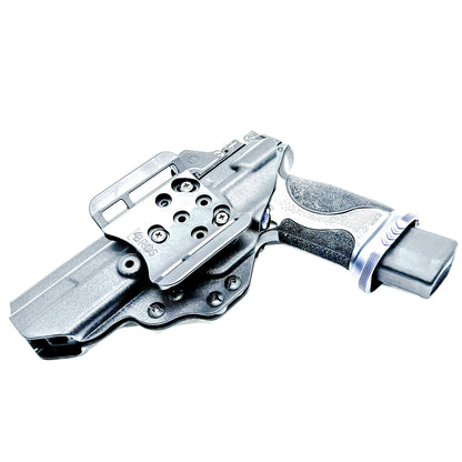 Smith & Wesson SPEC Series M&P 9 Metal M2.0 Outside Waistband Holster in Black with 4BROS Belt Slide