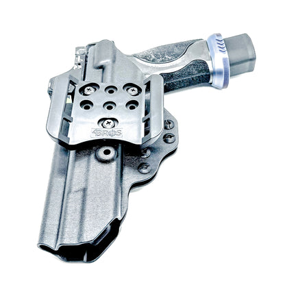 Smith & Wesson SPEC Series M&P 9 Metal M2.0 Outside Waistband Holster in Black with 4BROS Belt Slide