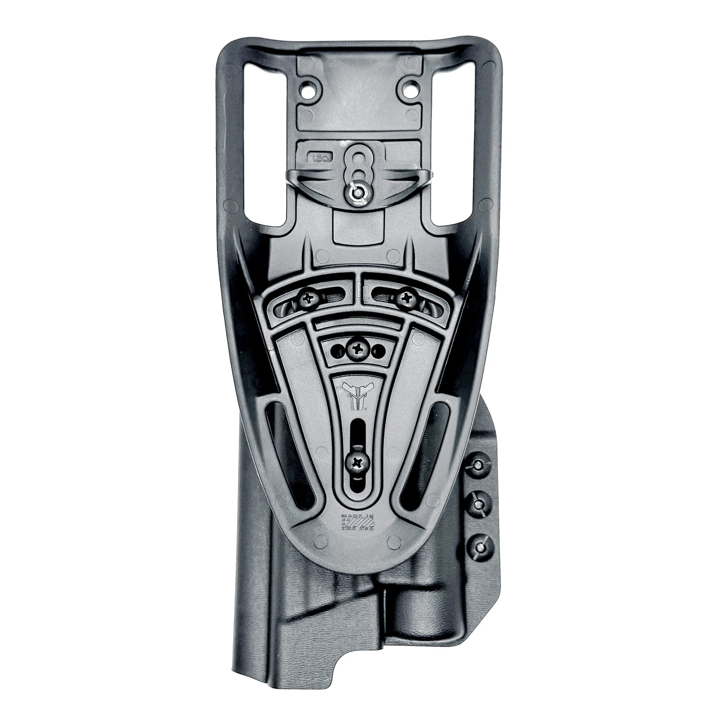 Black Duty & competition holster for Smith & Wesson SPEC Series M&P 9 Metal M2.0 with TLR-1 HL-X. Made in the USA.