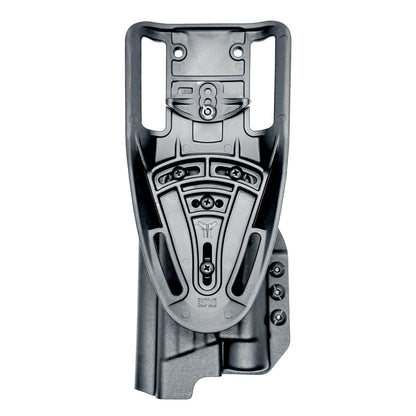Black Duty & competition holster for Smith & Wesson SPEC Series M&P 9 Metal M2.0 with TLR-1 HL-X. Made in the USA.
