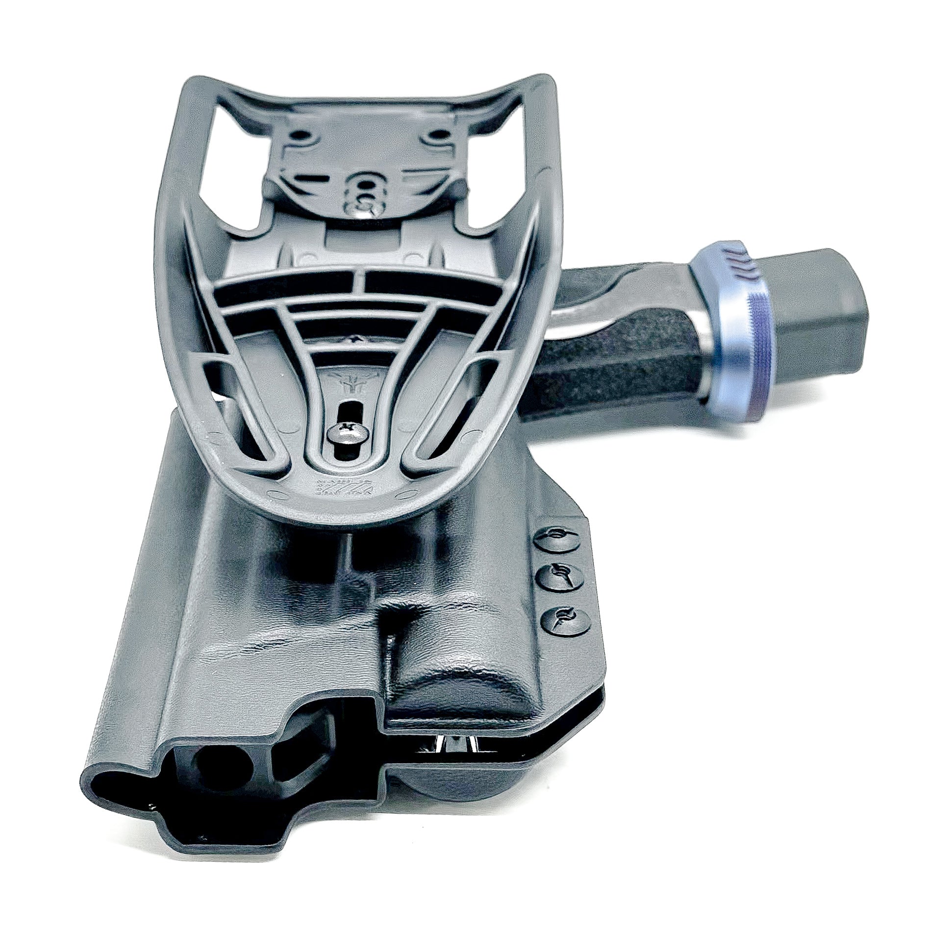 Black Duty & competition holster for Smith & Wesson SPEC Series M&P 9 Metal M2.0 with TLR-1 HL-X. Made in the USA.