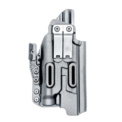 IWB AIWB Inside Waistband Holster for the Smith & Wesson SPEC Series M&P 9 Metal M2.0 with the TLR-1 HL in black with the DCC Monoblock and a modwing.