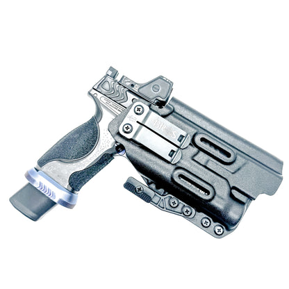 IWB AIWB Inside Waistband Holster for the Smith & Wesson SPEC Series M&P 9 Metal M2.0 with the TLR-1 HL in black with the DCC Monoblock and a modwing.