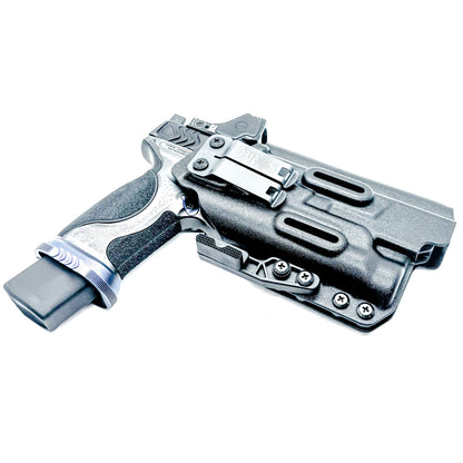 IWB AIWB Inside Waistband Holster for the Smith & Wesson SPEC Series M&P 9 Metal M2.0 with the TLR-1 HL in black with the DCC Monoblock and a modwing.