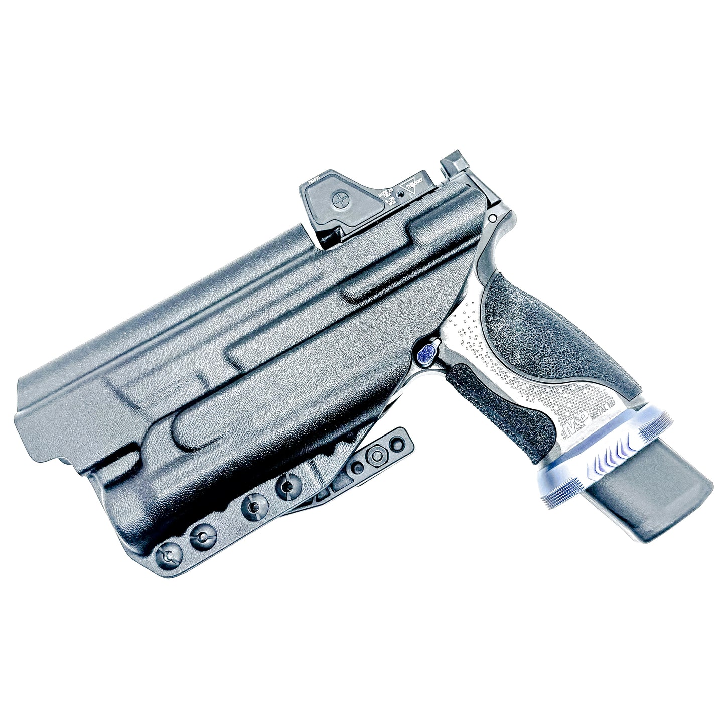 IWB AIWB Inside Waistband Holster for the Smith & Wesson SPEC Series M&P 9 Metal M2.0 with the TLR-1 HL in black with the DCC Monoblock and a modwing.