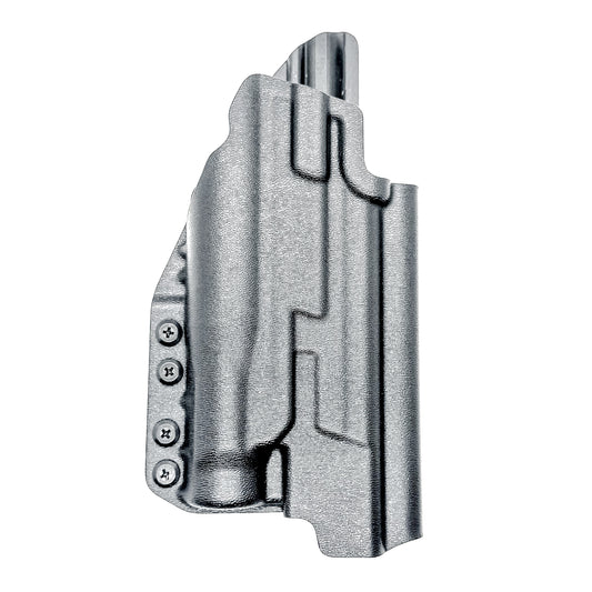 Black Outside Waistband OWB Holster for the Smith & Wesson SPEC Series M&P 9 Metal M2.0 & Streamlight TLR-1 HL with a Duty Drop Belt Attachment.