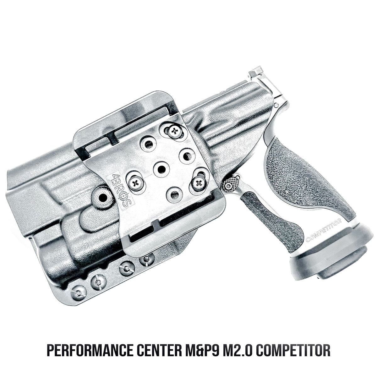 Smith & Wesson M&P M2.0 Metal HD/Competitor and Streamlight TLR-1 HL or TLR-1 HP Outside Waistband OWB holster with adjustable retention and optic compatibility.