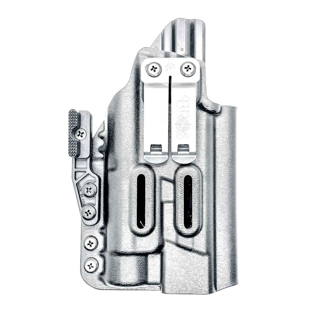 Smith & Wesson M&P M2.0 Metal HD & Competitor and Streamlight TLR-1 HL Inside Waistband IWB holster with adjustable retention and optic compatibility.