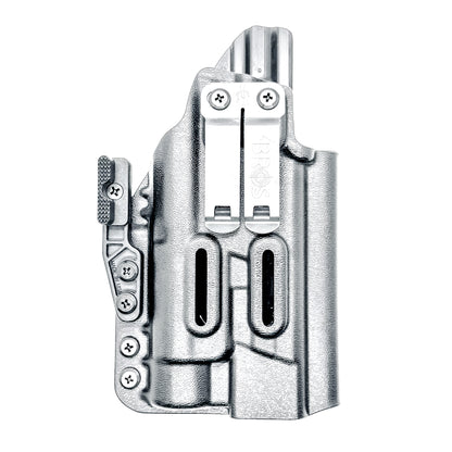 Smith & Wesson M&P M2.0 Metal HD & Competitor and Streamlight TLR-1 HL Inside Waistband IWB holster with adjustable retention and optic compatibility.