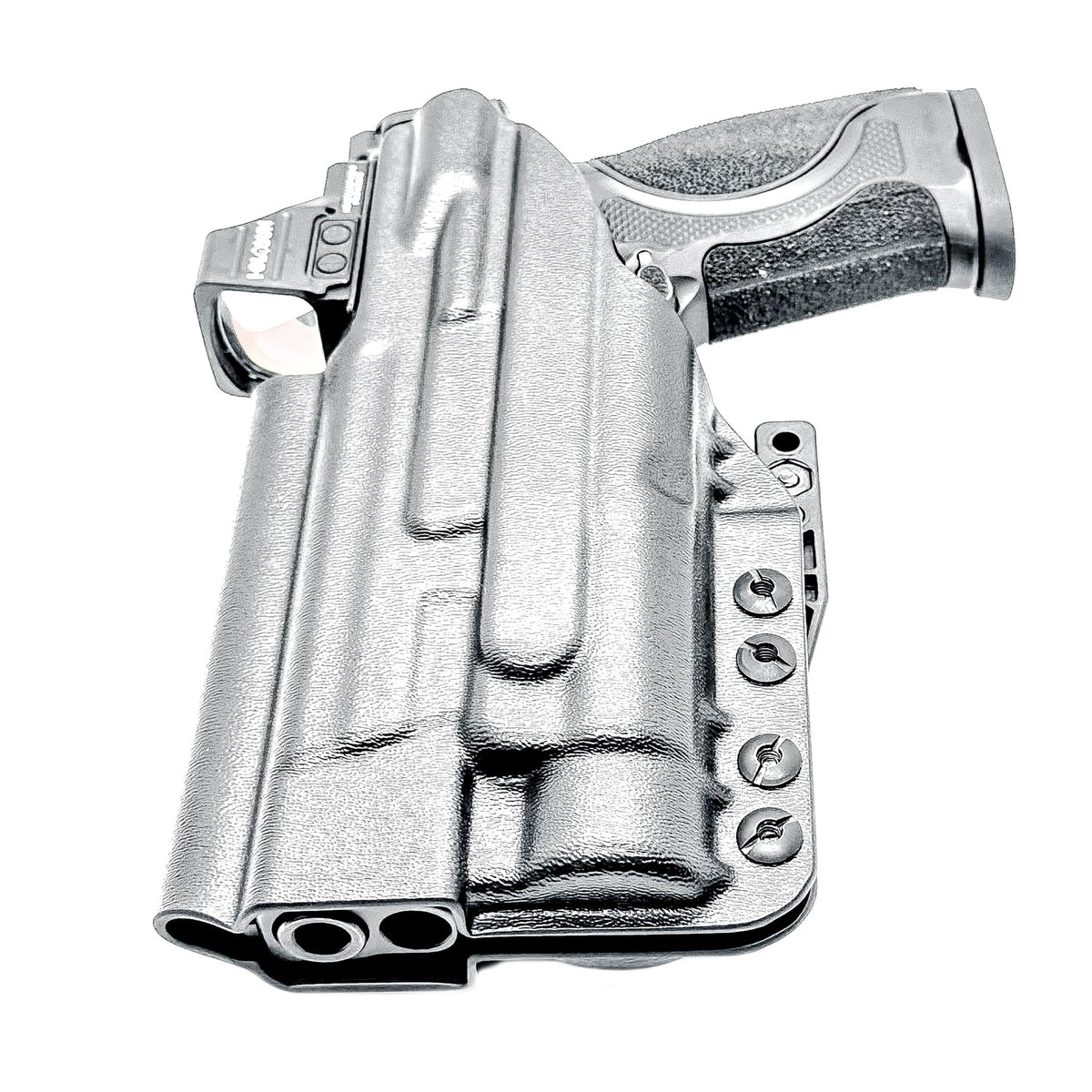 Smith & Wesson M&P M2.0 Metal HD & Competitor and Streamlight TLR-1 HL Inside Waistband IWB holster with adjustable retention and optic compatibility.